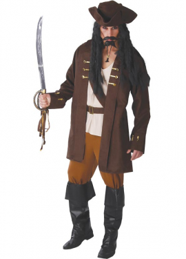 Fato de pirata para homem adulto