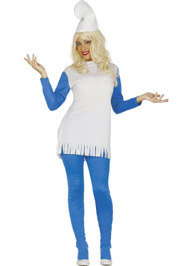 Smurfette costume for women