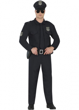 Fato de polícia de cidade grande para homem