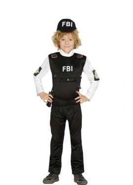 Fato de polícia do FBI para menino