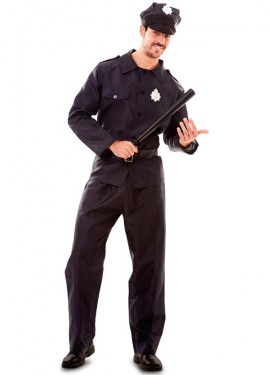 Fato de polícia local para homens