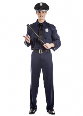 Fato de polícia para homem