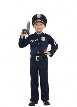 Fato de polícia para criança