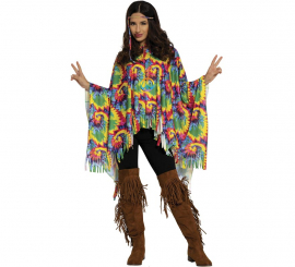 Fato de Poncho Hippie Feminino