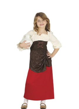 Medieval Innkeeper Costume for Girl