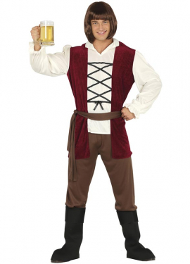 Medieval innkeeper costume for men