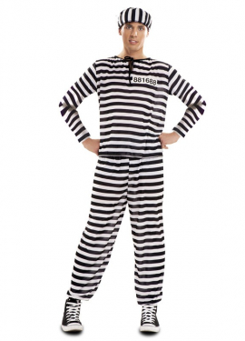 Fato de recluso para homem