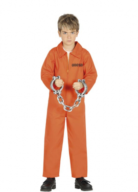 Fato de prisioneiro para criança