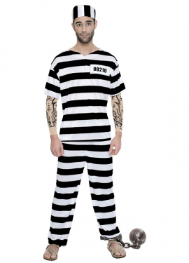 Prisoner Tattoo costume for men