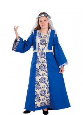 Blue Princess costume for girls