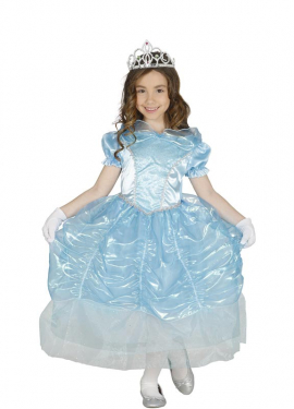 Fato de cisne azul princesa para menina