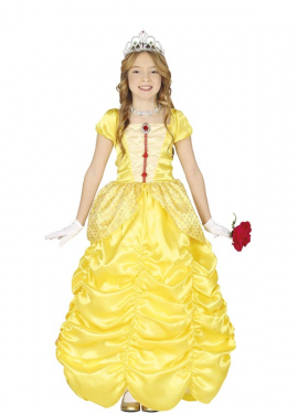 Fato de Princesa História Amarela para menina