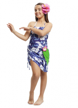 Fato de princesa havaiana para menina