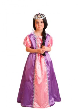 Fato de Princesa roxa para menina