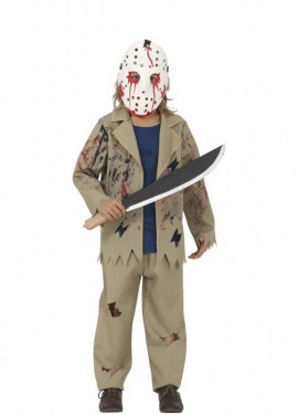 Masked Psychopath Costume for children