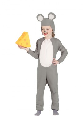 Fato de rato cinza para crianças