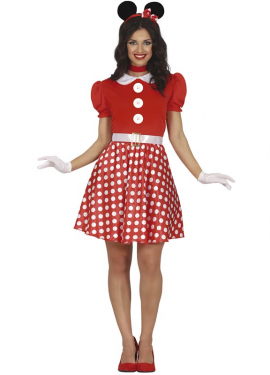 Fato de rato de desenho animado para mulher