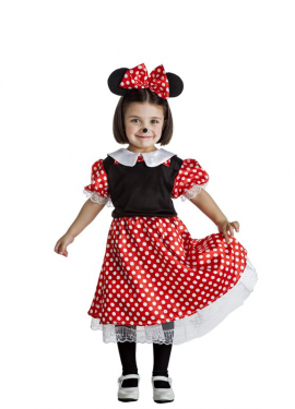 Fato de rato pequeno dos desenhos animados para menina