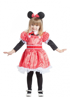 Fato de rato vermelho para bebé