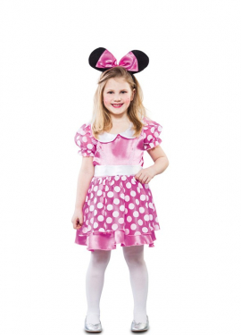 Fato de ratinho rosa para menina