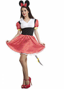 Fato de ratinho para mulher