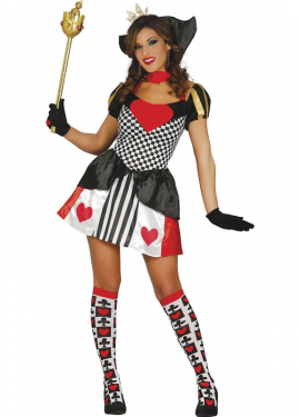 Queen Hearts costume for women