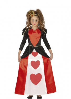 Queen Hearts costume for girls