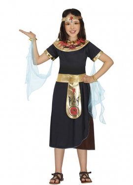 Fato de rainha egípcia Cleópatra para menina