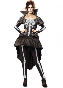 Fato de Rainha Esqueleto para Mulher