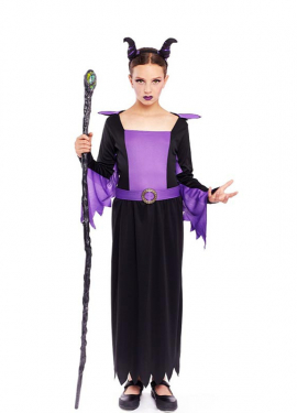 Evil Queen Horns costume for girl
