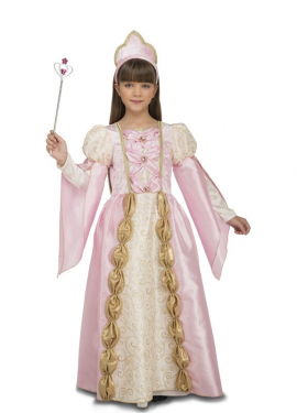 Fato de rainha medieval para menina