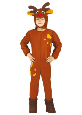 Fato de rena de Natal para crianças