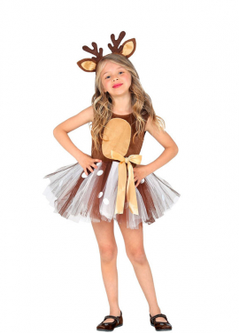 Fato de tutu de rena para menina