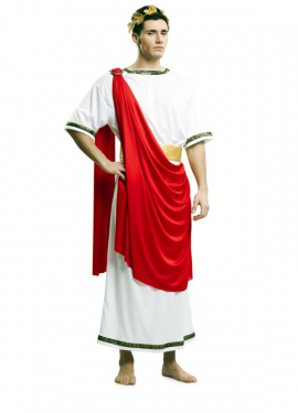 Fato de rei César para homem