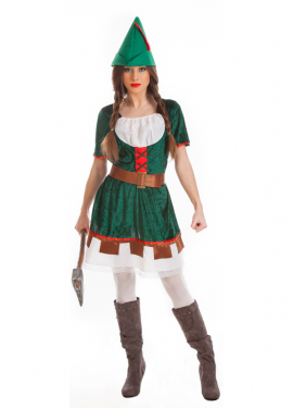 Fato de Robin Hood para mulher