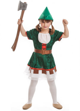 Fato de Robin Hood para menina