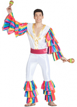 Fato de Rumbero branco para homem