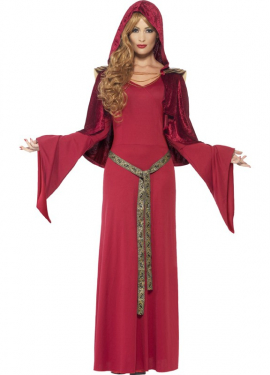 Red Sorceress costume for women