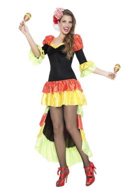 Fato de salsa para mulher