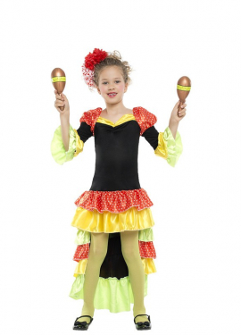 Fato de salsa para menina