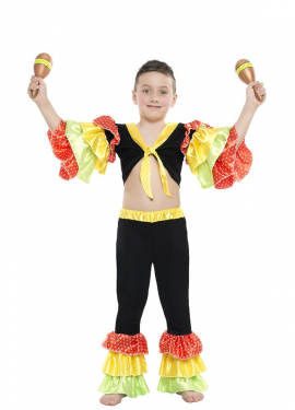 Fato de salsa para criança