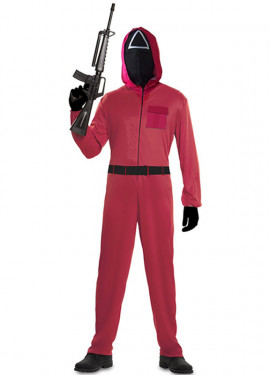 Traje de capanga de jogo de lula com máscara para homem