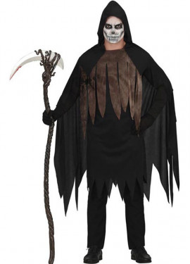 Dread Reaper costume with cape for men