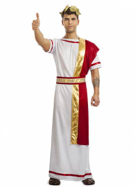 Fato de senador romano para homem