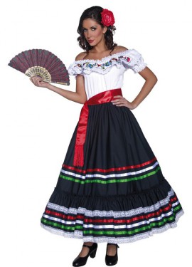 Western Mexican Miss costume for women