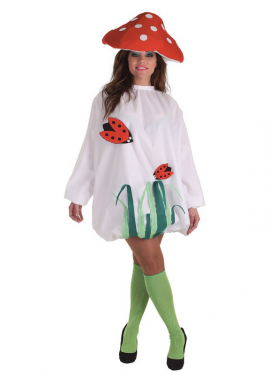 Fato de cogumelo para mulher