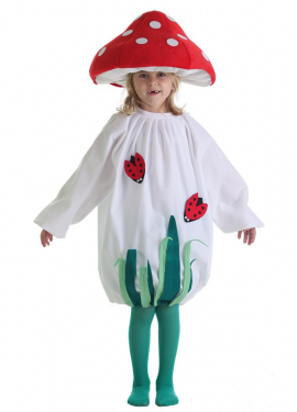 Fato de cogumelo para crianças