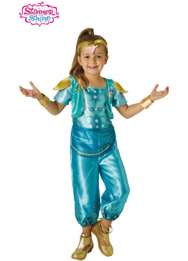 Fato de Shimmer e Shine Shine para menina