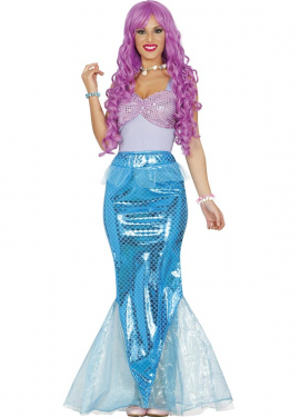 Fato de sereia Glamour para mulher