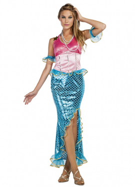 Fato de sereia para mulher